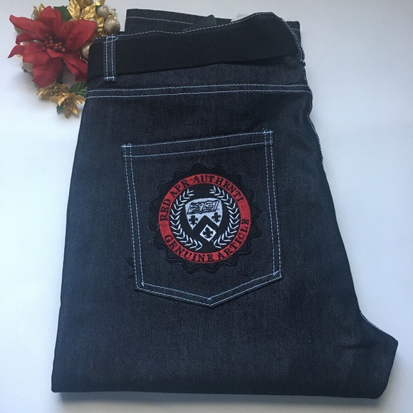Red Ape Other - Red Ape Black Jeans With Logo Back Pockets